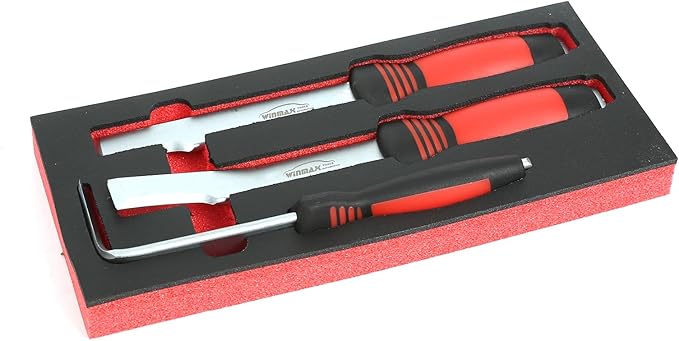 3 Pieces Seam Splitter Set, 3 Popular Seam Splitters Tool Set, Body Breaker Buster Straight Angled Kit, Car Panel Removal Tool, Spot Weld Cutter, Straight, 30 and 90-Degree Splitters