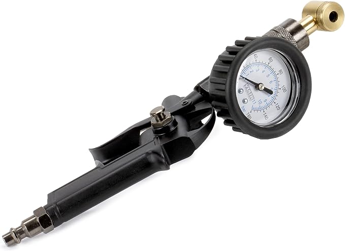 VIAIR Bike TLC inflator with Mechanical Gauge 0-160PSI and Deluxe Carry Bag (00056)