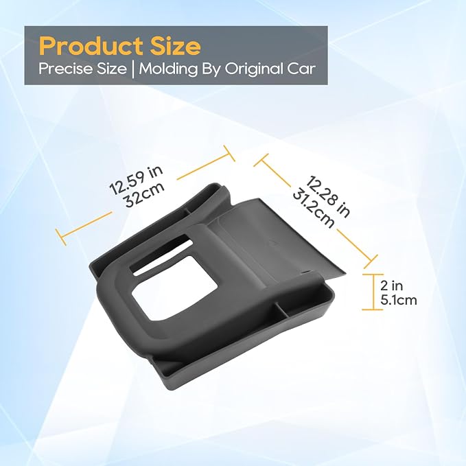 LFOTPP 2025 Forester Center Console Organizer - for 2025 Subaru Forester(Premium/Sport/Limited/Touring)-Gear Shift Cover Silicone Tray for 2025 Forester Accessories (Not for Base & Wildness)
