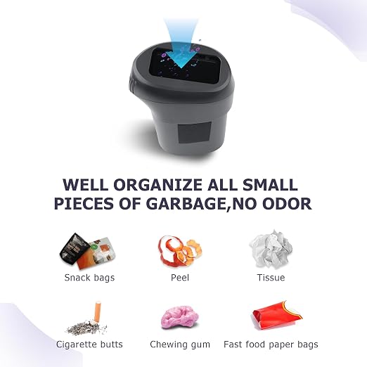 LUWU Car Trash Can for 2022-2024 2025 2026 Toyota Crown Waterproof ABS Material Auto Garbage Bin, Portable Door Mount Trash Bin with Lid, Interior Accessories for Crown 2026 2-Pack