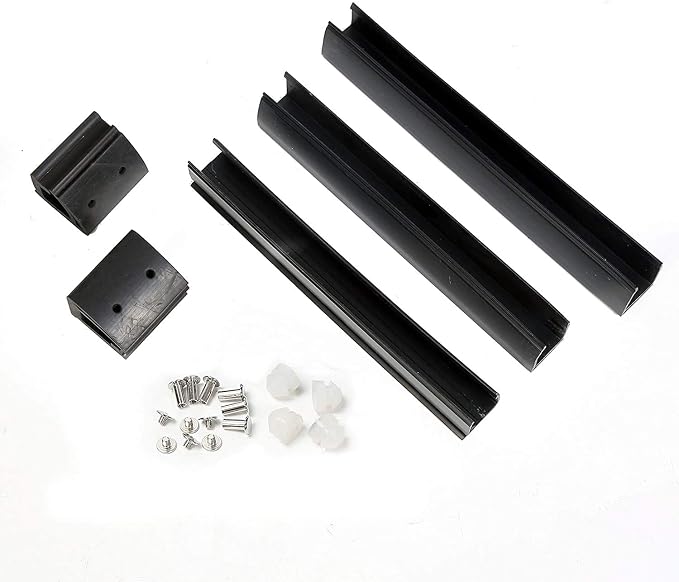 ECOTRIC Folding Down Clear Windshield for 2003-2006 Yamaha G22 Models Gas | or Electric Golf Cart