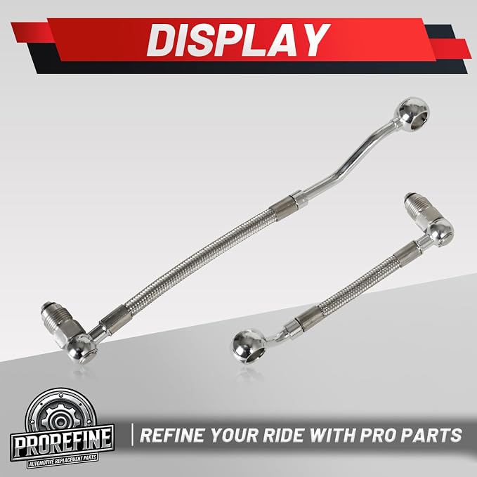 HDFL005 Upgraded Fuel Injection Lines Compatible with Harley-Davidson 1995 1996 1997 1998 1999 Electra Glide Road King Road Glide Replace HDFL-005