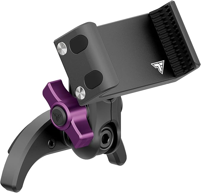 Tackform LINK Vent Phone Mount Compatible with 2016-2023 Toyota Tacoma and 2014-2021 Toyota Tundra | Aluminum | Zero Slip, Anti-Scratch | Universal Holder Compatible with iPhone, Galaxy, More | Purple