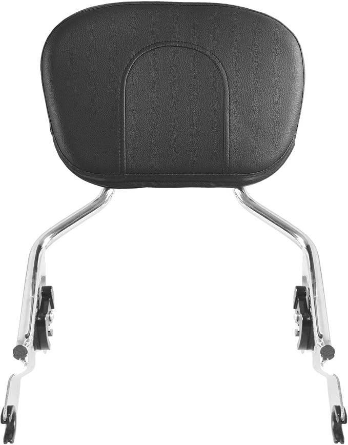 Motorcycle Quick-Release Detachable Backrest Sissy Bar Fit For Harley Touring Street Glide Road Glide Road King Electra Glide 2009-2025 (Chrome)