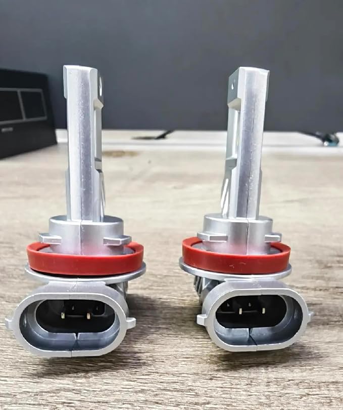 SEALIGHT H11/H9/H8 Light Bulb, 800% Brighter than Origin, 6500K Output Canbus Ready, 44,000LM Powersports IP68 80000Hrs Lifespan, 1：1 Size Installation, Pack of 2