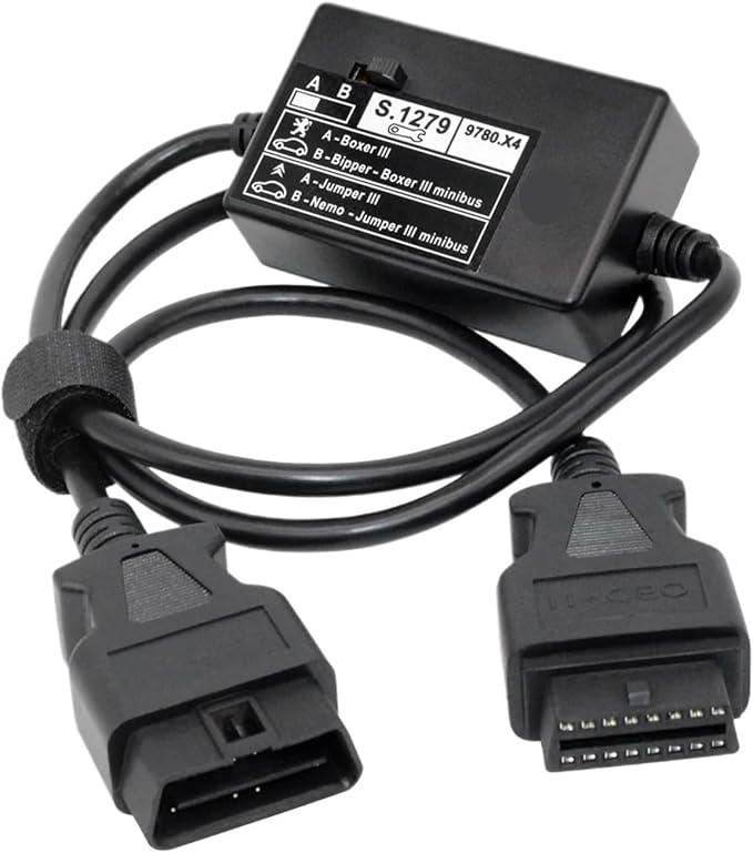 Module S1279 S.1279 OBD2 Cable Compatible with Lexia3 PP2000 Nemo Boxer Jumper III Diagnostic Connector Compatible with Peugeot Citroen Repair Tools