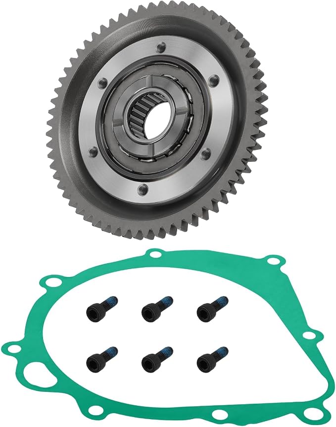 JAVIK Starter Clutch & Gear Gasket Kit for Suzuki Quadsport Z400 LT-Z400Z 2003-2013 LT-Z400 2003-2014 OEM# 12600-29810 09263-25049