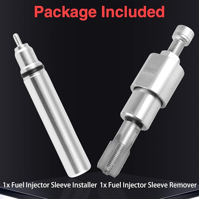 EVRBUL Upgraded Injector Sleeve Cup Removal Installation Tool Kit Compatible with Ford E-Series 7.3L,Ford F-Series 7.3L,Ford Excursion 7.3L,Ford Powerstroke 7.3L,Ford Navistar 7.3L 1994-2003