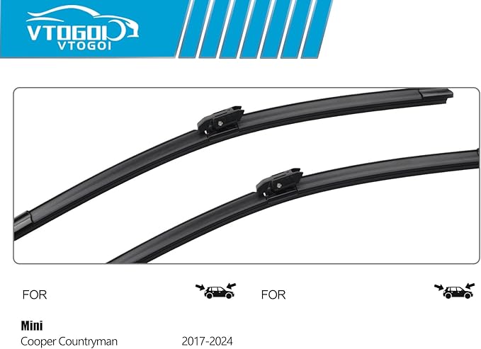 OEM Windshield Wiper Blades Replacement for Mini Cooper Countryman 2017 2018 2019 2020 2021 2022 2023 2024, All Weather Original Factory Quality Front & Rear Wipers Set 23"+21"+10" (Pack of 3)