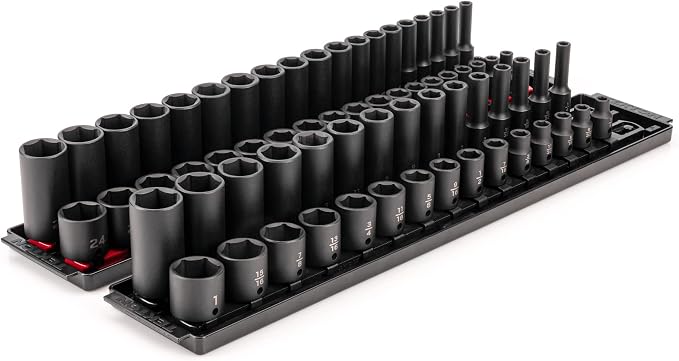 TEKTON 3/8 Inch Impact Socket Set, 68-Piece | SID91218