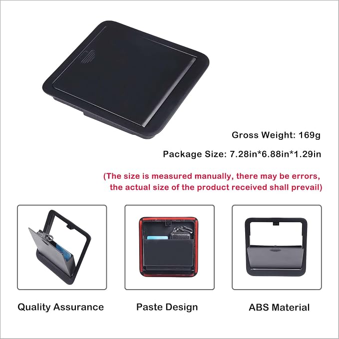 Car Armrest Hidden Storage Box Compatible with Land Rover Range Rover Executive 2018-2022Center Console Handrail Privacy Organizer Tray Armrest Storage Box Container Insert Pallet Manager Accessories