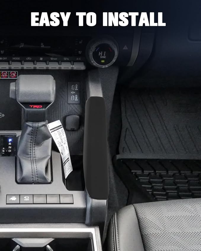 Toyota Tacoma Center Console Grab Handle Cover for 4th Gen 2024-2026 Tacoma Passenger Side Grab Handle Protector, Non-Slip Anti-Scratch Protective Silicone Sleeve, Tacoma N400 Interior Accessories