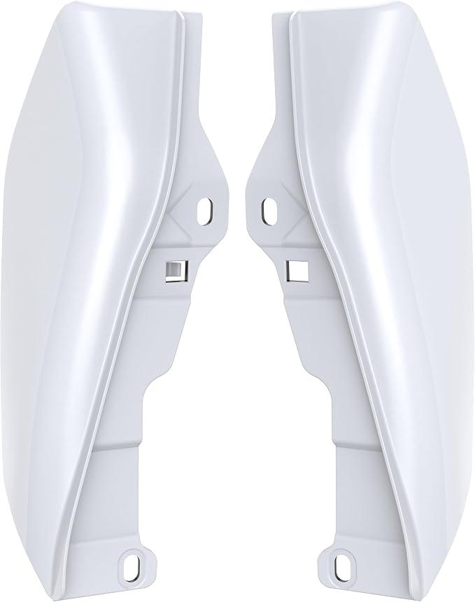 Color - Matched Mid Frame Air Deflectors Heat Shield, Perfectly Fit for Harley Touring Models 2009-2026 Crushed Pearl