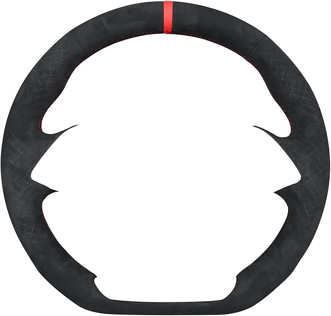 MEWANT for 2022 Camaro Steering Wheel Cover 2016-2024 Hand-Stitched for Chevy Camaro Steering Wheel Wrap