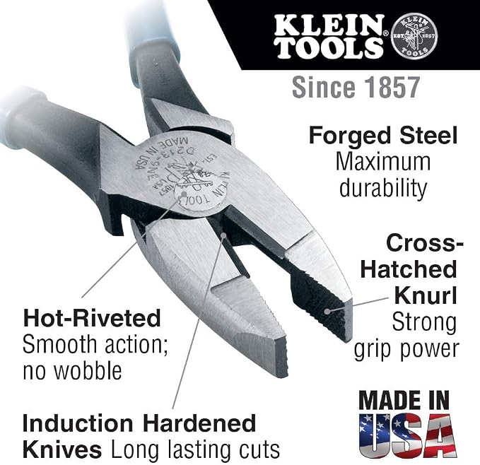 Klein Tools Glow-in-Dark 9-Inch Pliers & 11-in-1 Ratcheting Screwdriver/Nut Driver Tool Set