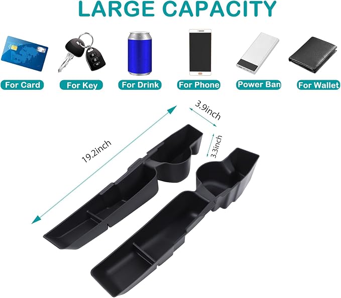 Ront/Rear Row Door Side Storage Box Compatible with BMW X1 iX1 / 2024 BMW X2 iX2 2022-2024 Armrest Phone Container Door Organizer ABS Tray Insert Glove Pallet Accessories (Front door+back door)