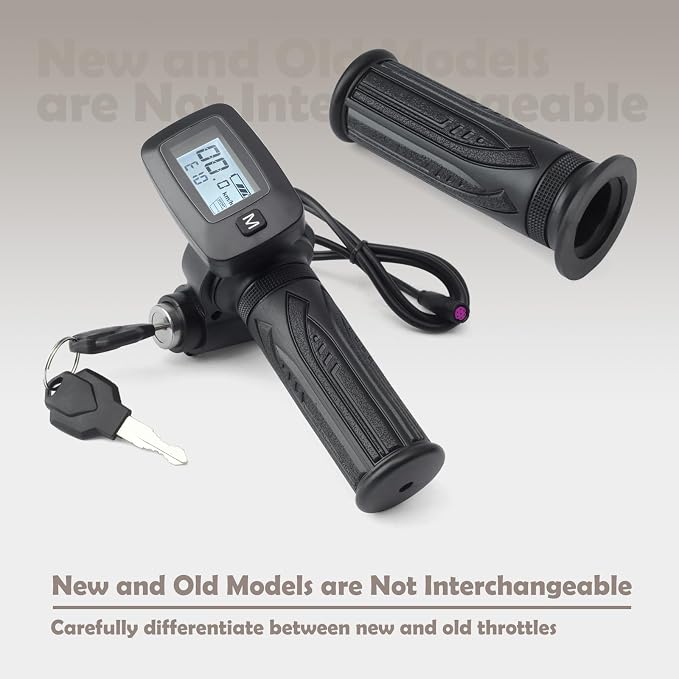 Upgrade 48V Throttle with M Key button Replacement for tutti Soleil 01 for Tuttio Soleil01 for tutto Soleil 01 Electric Dirt Bike Note the button（with M) is not compatible with the one (without M)