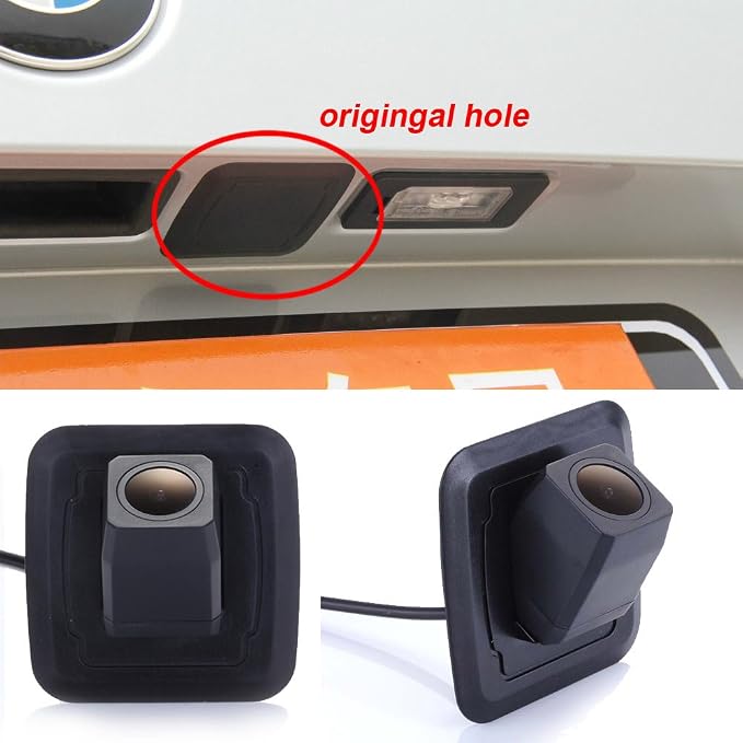 Waterproof Night Vision Super HD Rear View Camera Replacement for BMW 3/5/7 Series 118 316 318 320 325 328Li 120i 330 335 320i 330i 335i 520 523 530/BMW X6 E71 E72 30d 335i 5d 35i 50i M M50d xDrive30d