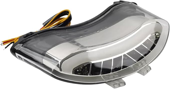 Motorcycle Taillight For Triumph Speed Triple1050 Daytona 675,Clear | LED Integrated Turn Signal Blinker Brake Taillight For Speed triple 1050 2011-2015, DAYTONA 675 2005-2010
