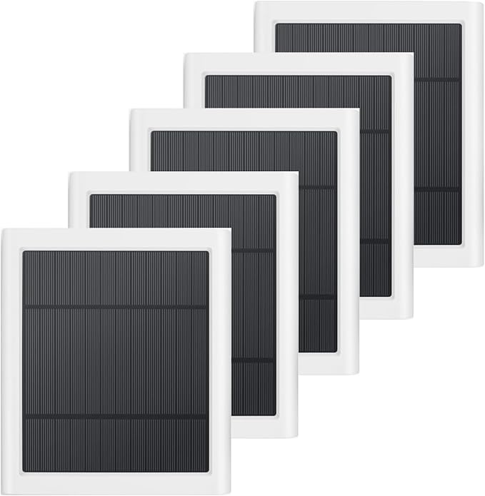 Solar Panel Outdoor for Ring (white-5pack)