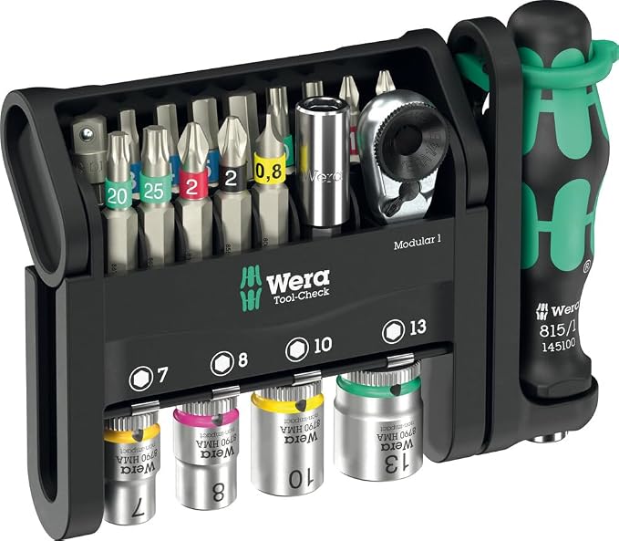 Wera 05049000001 Tool-Check Modular 1, 21 pieces