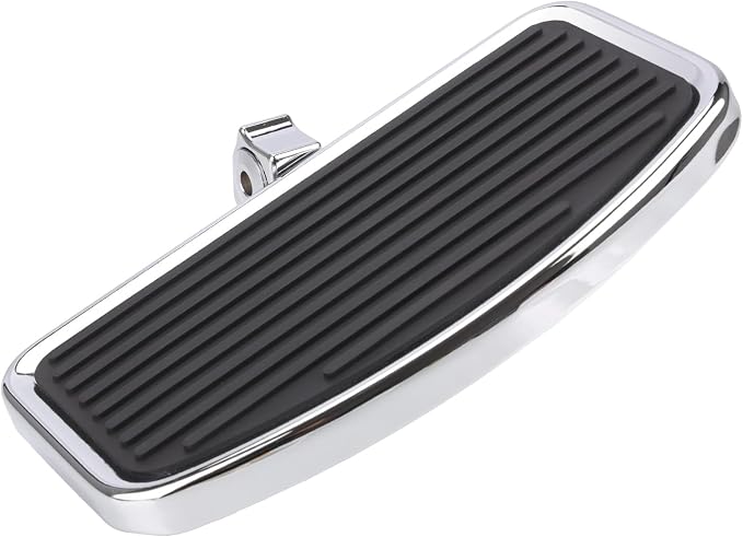 Motorcycle Rider Footboard Front Footpegs for Indian Scouts/Sixty/Bobber 2015-2024, Aluminum Anti-Slip Wide Foot Pegs Footrest Driver Floorboards Motorbike Highway Accessories (Chrome)