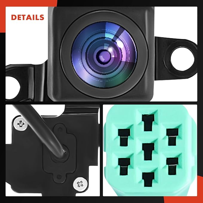 A-Premium Right Side Front View Lane Depature Camera Compatible with Toyota | Parking Camera for 2017 2018 2019 2020 2021 Highlander - Replace# 86790-0E100