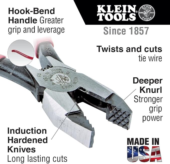 Klein Tools D2000-9ST Pliers and D201-7CSTA Pliers