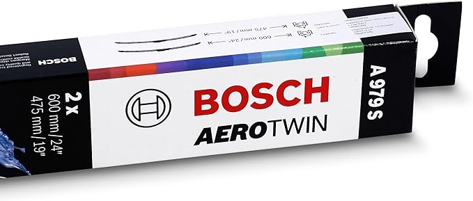 BOSCH 3397118979 Aerotwin Original Equipment Replacement Wiper Blade - 24"/19" (Set of 2) Top Lock 19mm