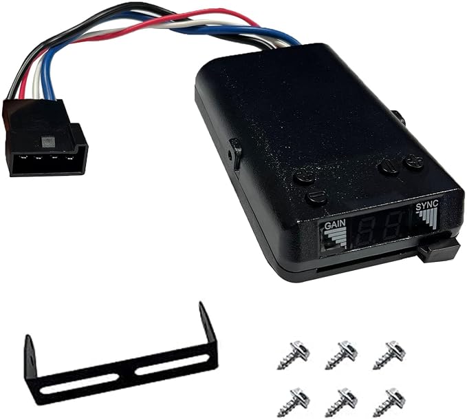 Towpower 8507111 Time-Delayed Electric Trailer Brake Controller,Brakeman IV Digital Brake Control, Control for 1 to 4 Axle Trailers