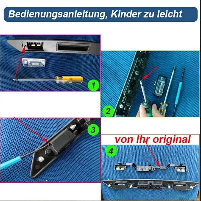 Trunk Handle Vehicle Camera Rear View Camera Parking Reverse for Audi A3 A4 A6 Avant 8P1 8PA 8E2 B6 8EC B7 8E5 4F2 C6 Sportback 8P48275743FZ Waterproof Night Vision Back up Reverse