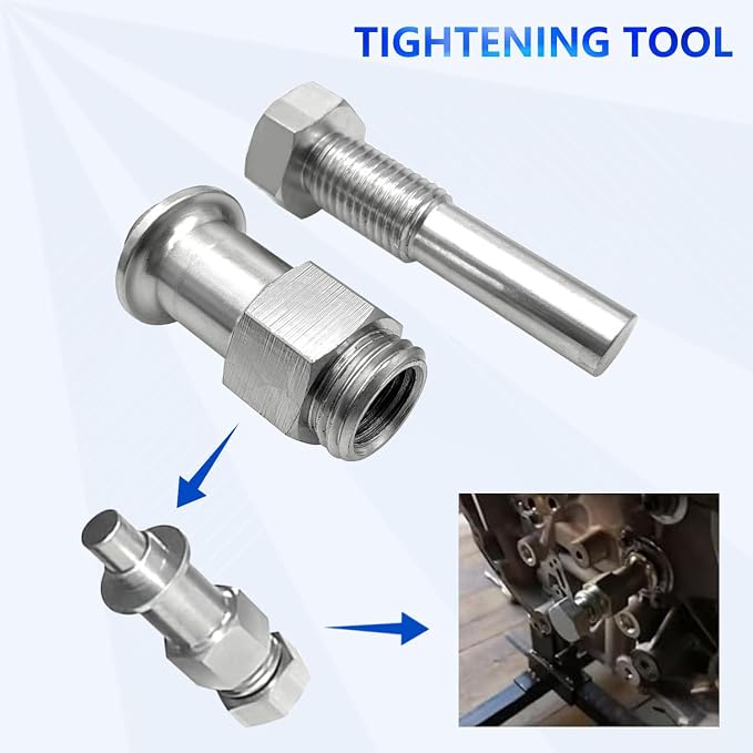 Balance Shaft Removal and Installation Tool Kit for Jaguar Land Rover AJ200 2.0L Diesel Engine Evoque PT204 Petrol Engine - Oil Pump Sprocket Holding Tool, JLR-303-1681