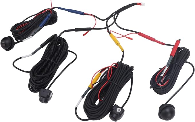 360° Panoramic Car Camera System - 1080P HD Front, Rear, Left & Right View for Car Display (2053 Chip + 6048 Lens)