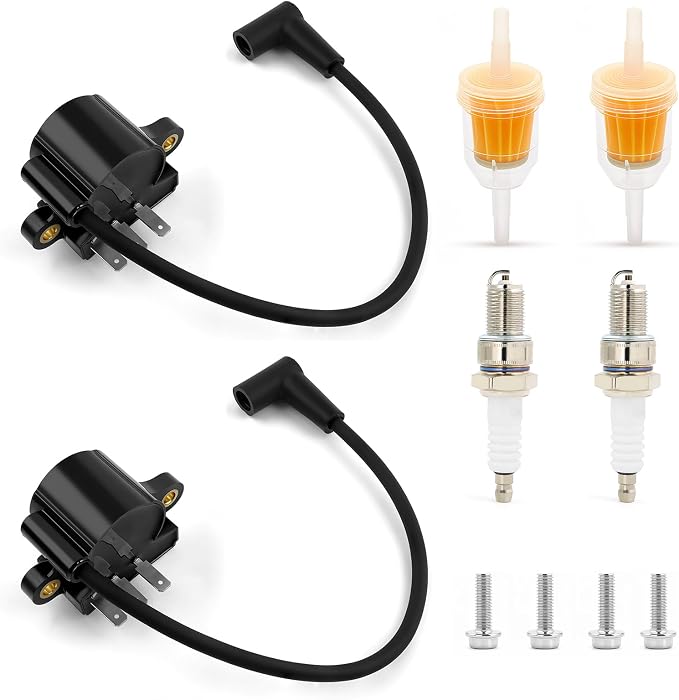 Ignition Coil for Kohler CH740 CV740 SV735 SV740 Replace 24-584-89-S 24-755-172-S 24-584-63-S with Spark Plugs