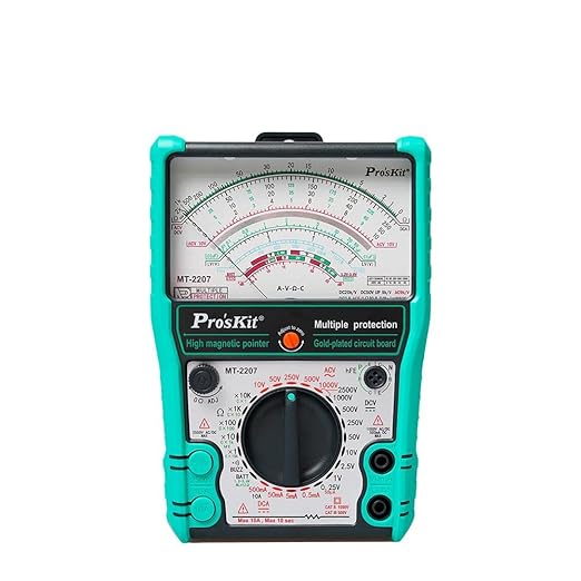 MT-2207-C Analog Multimeter - Protective Function, Quality Meter for Accurate Electrical Measurements