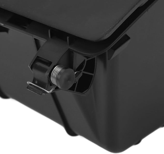 Dashboard Storage Box forHilux Vigo 20042014 - Large Capacity, Material, Replacement, Left Hand Drive, Compatible with OE Number 55042 0K020 (Black)