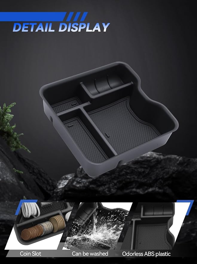 for Range Rover Center Console Organizer 2023 2024 2025 2026 Land Rover Range Rover Sport/Range Rover Accessories Armrest Tray Middle Storage Box (with Refrigerator)