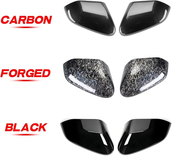 2PCS Exterior Side Mirror Covers Trim Compatible with Kia K4 2025-2026 Accessories (Forged)