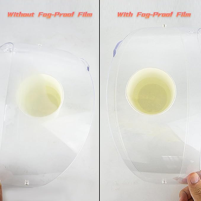 K6 Helmet Shield Anti-Fog Film, Clear Visor Lens Insert for K6S Anti Fog Resistant Helmet Visor (K6/K6S)