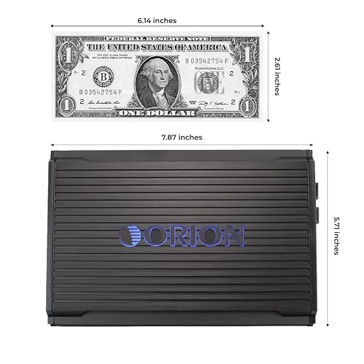 Orion Cobalt Elite CEA400.4D Class-D Compact 4-Channel High Efficiency Car Audio Amplifier, 400W RMS, Full-Range Power, Variable High & Low Pass Filters, 2/4 Ohm Stable, MOSFET Power Supply