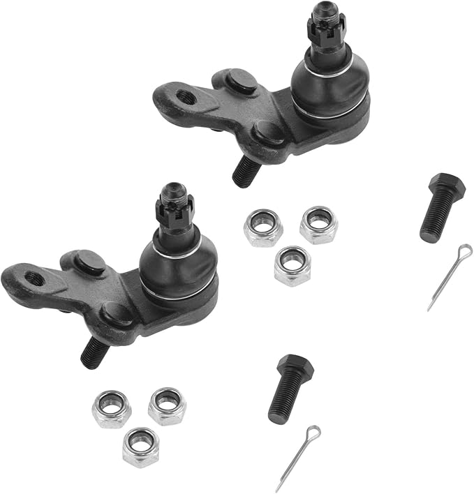TRQ Front Lower Driver and Passenger Side Ball Joint Set Compatible with 1992-2001 Lexus ES300 1999-2003 RX300 1995-2004 Toyota Avalon 1992-2001 Camry 1998-2003 Sienna 1999-2003 Solara