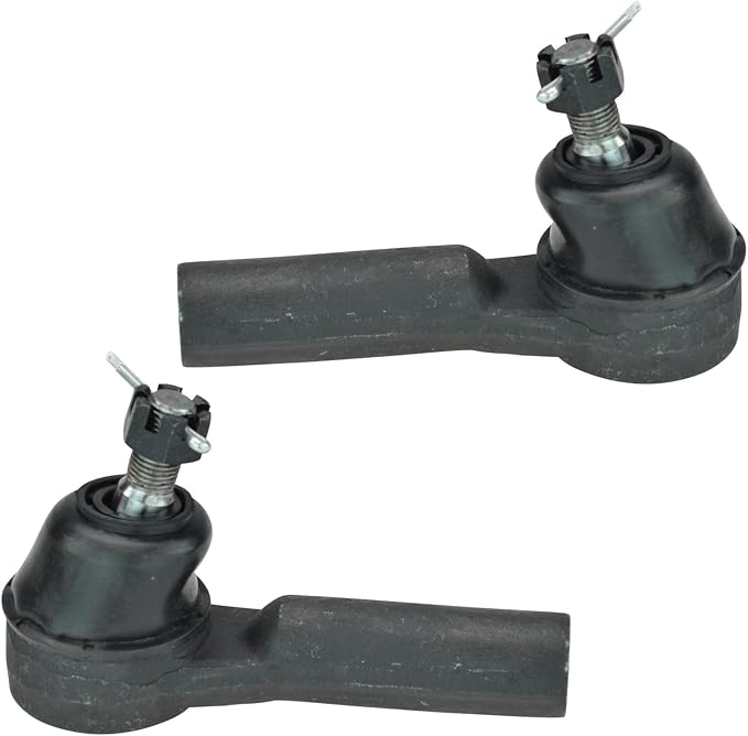 TRQ Front Outer Tie Rod Set 2 Piece Compatible with 2004-2007 Ford Freestar 04-07 Mercury Monterey 1986-1995 Ford Taurus 86-95 Mercury Sable 88-94 Lincoln Continental