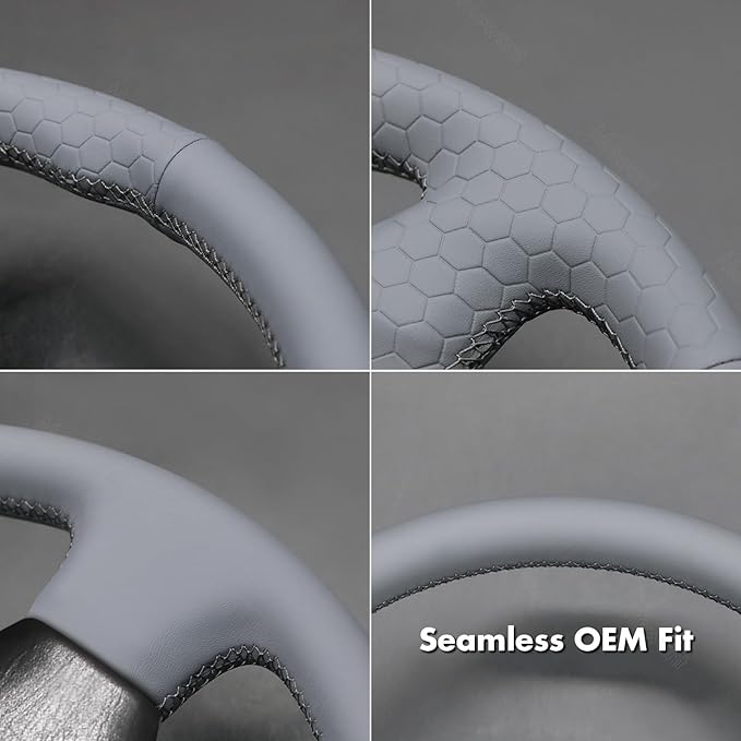 MEWANT Hand Stitch Steering Wheel Cover for Toyota RAV4 1998-2003 / Celica 1999-2006 / Corolla 2003-2008 / Matrix 2002-2008 / MR2 1999-2007 / Supra/Caldina, Custom Fit DIY Wrap Interior Accessories