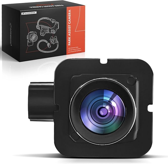 A-Premium Park Assist Camera Rear View Backup Reverse Camera Compatible with Select Chrysler Models - 2017-2023 Pacifica, 2020-2022 Voyager - Replace# 68227397AH