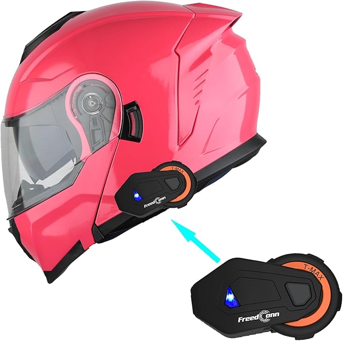 1Storm Motorcycle Street Bike Modular/Flip up Dual Visor Sun Shield Full Face Helmet HJK920