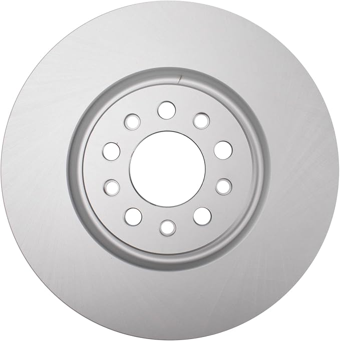 TRQ Front Brake Rotor Set G Coated Vented Compatible with 2015-2017 Chrysler 200 2014-2023 Jeep Cherokee 2023 Compass 2023 Dodge Hornet