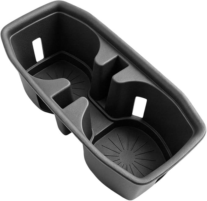 SKTU for 2026 Jeep Cherokee Cup Holder for 2026+ Jeep Cherokee (Base/Laredo/Limited/Overland) Center Console Cup Holder Jeep Cherokee 2026 Accessories 2026 Cherokee Rubber Non-Slip Cup Holder