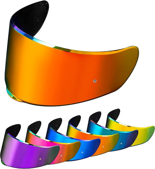 PSLER Sedici Strada 2 Visor - Sedici Strada 2 and Strada 3 Face Shield Motorcycle Helmet visor Accessories Replacement for LS2 FT2 VECTOR Sedici Strada 2 Strada 3 FF801 FF397，Deep red