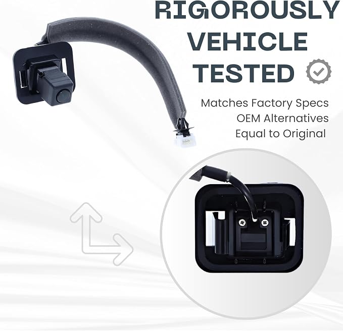 Backup Camera Replaces for 2008 2009 2010 2011 2012 2013 Nissan Altima Coupe OE Part# 28442ZX51A 28442JB100 28442ZX50A