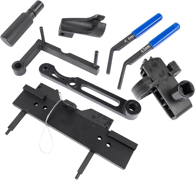 Camshaft Timing Tool TDC Locating Pin Engine Tool Set of 9 Replacement for Detroit Diesel DD15 Engine W470589104000 J-47487 J-48630